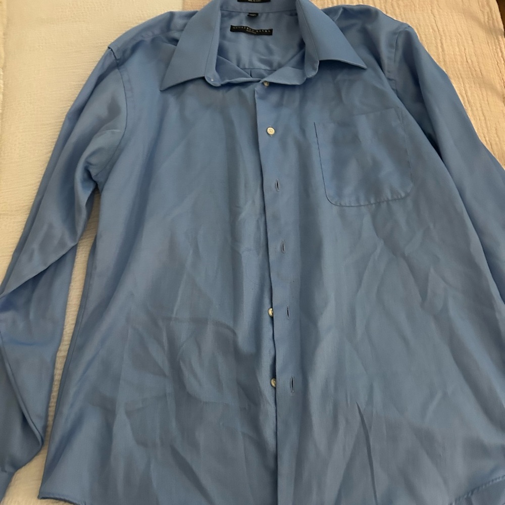 Geoffrey Beene Sky Blue Men's Dress Shirt